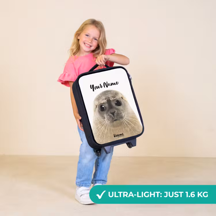 Children's suitcase - Black - Zyon Seal — 5