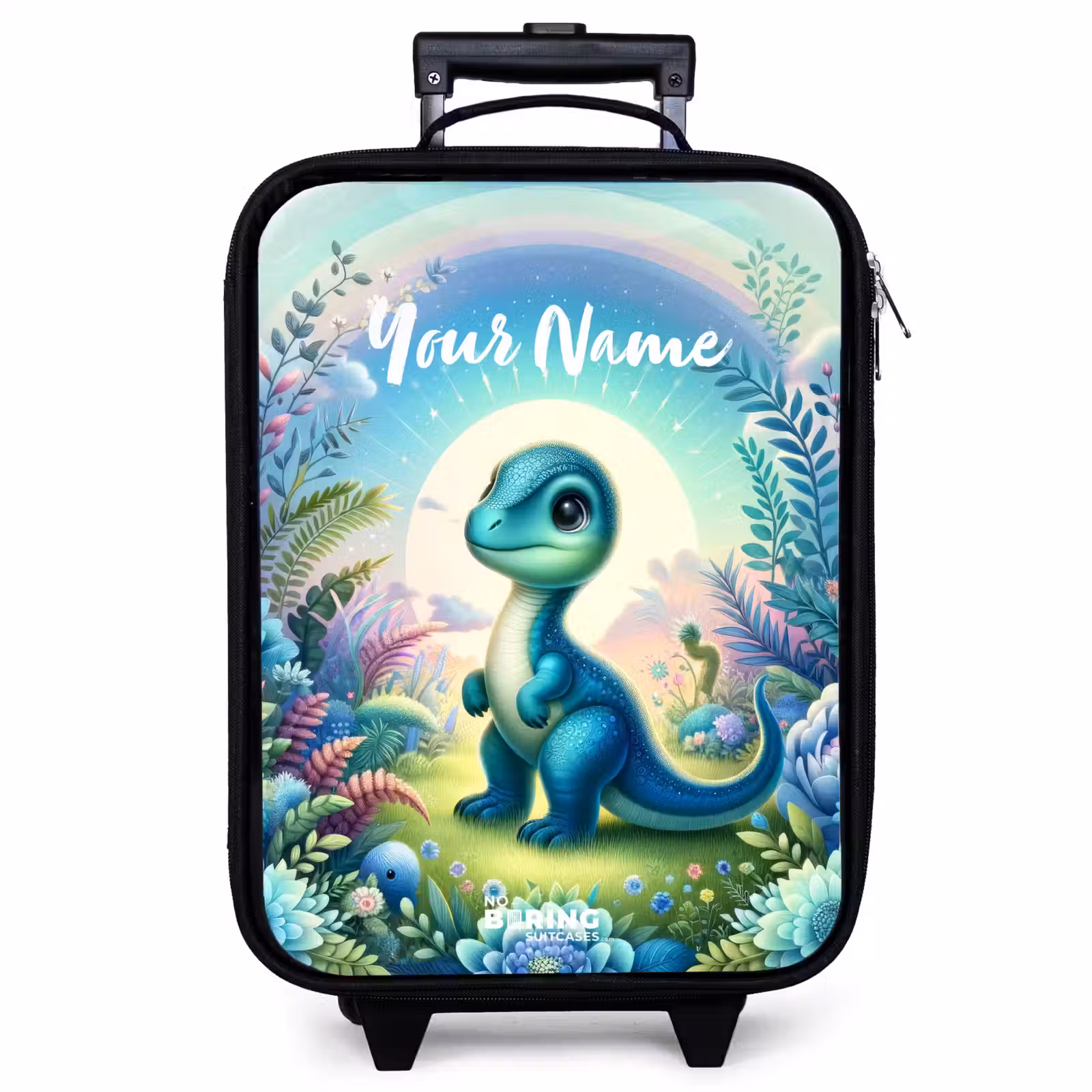 Children's suitcase with name - Django Dino — 1