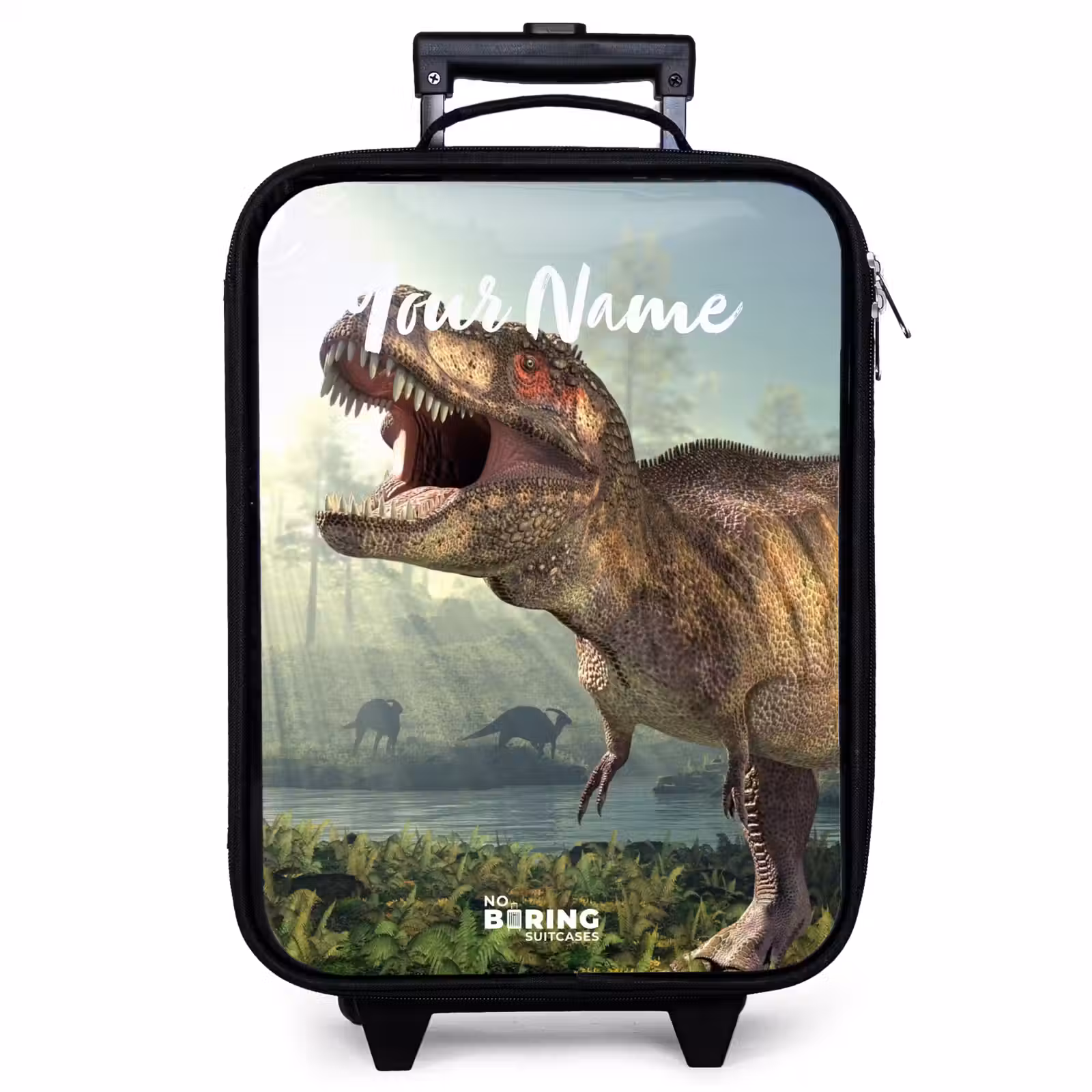 Children's suitcase with name - Thijs Tyrannosaurus — 1