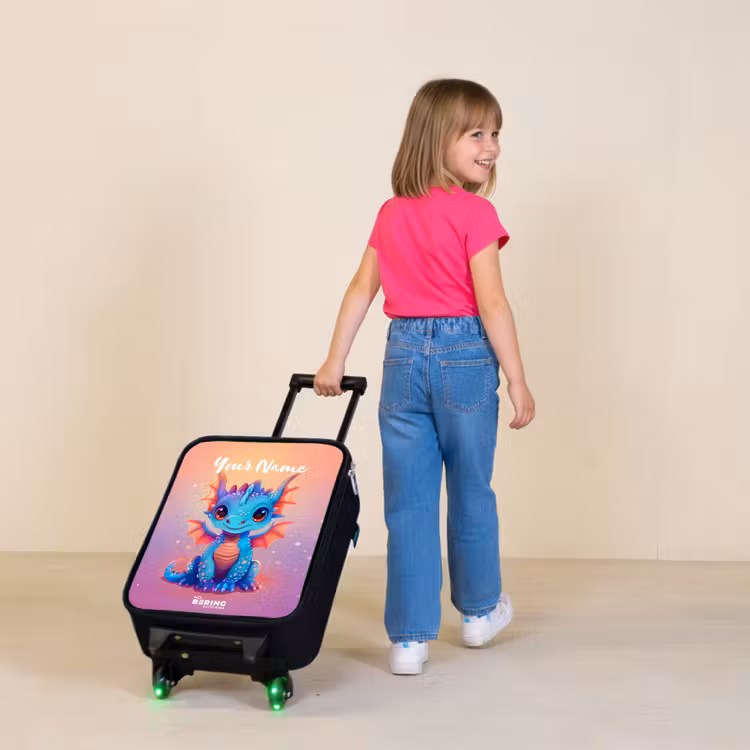 Children's suitcase - Cute baby dragon — 2