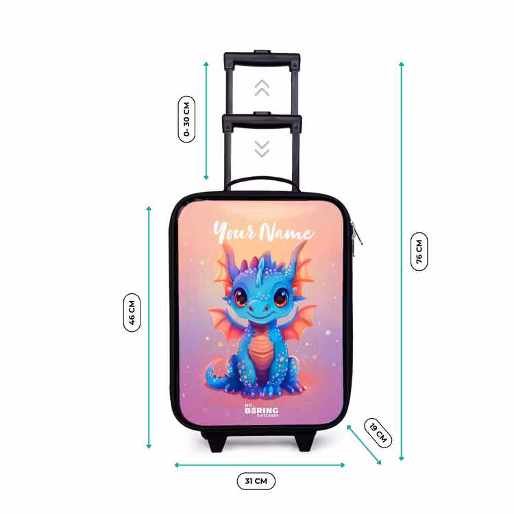 Children's suitcase - Cute baby dragon — 3
