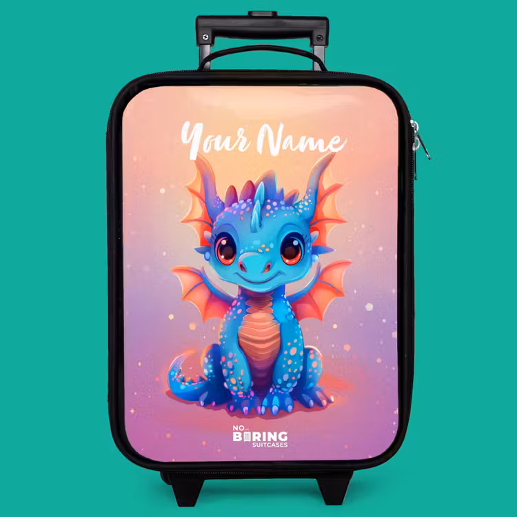 Children's suitcase - Cute baby dragon — 4