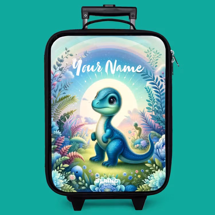 Children's suitcase with name - Django Dino — 4