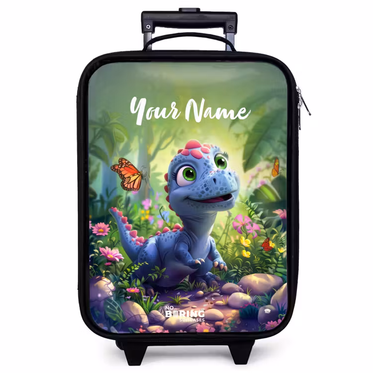 Children's suitcase with name - Donny Dino — 1