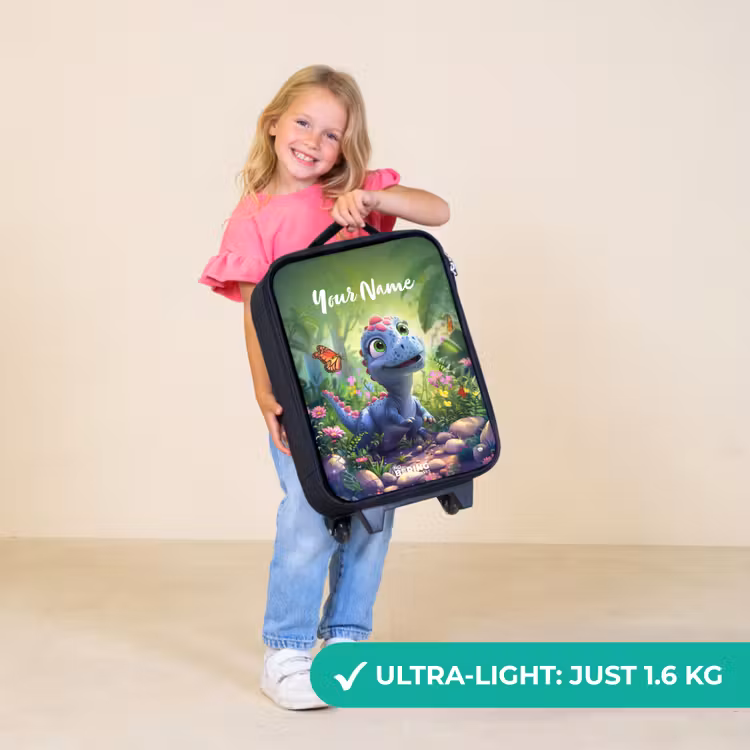 Children's suitcase with name - Donny Dino — 5
