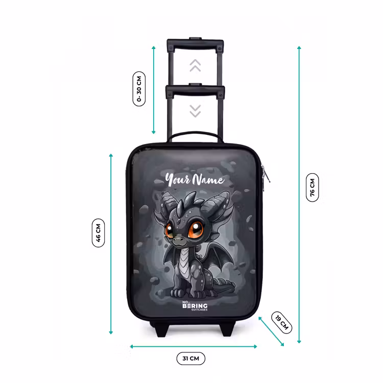 Children's suitcase - Gino gray tail — 3