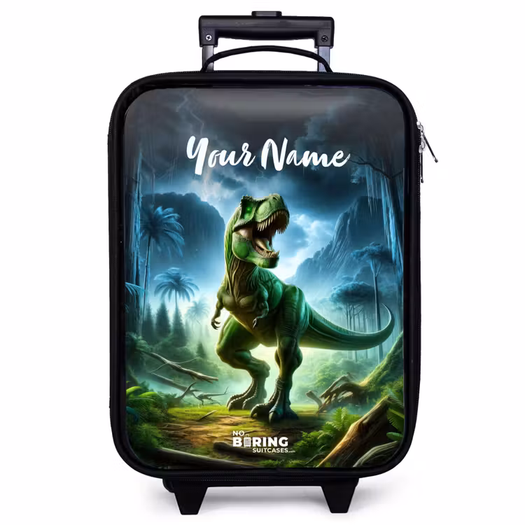 Children's suitcase with name - Junglosaurus — 1