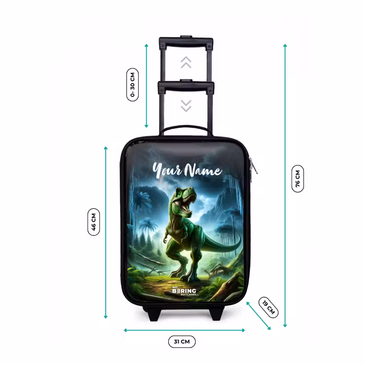 Children's suitcase with name - Junglosaurus — 3