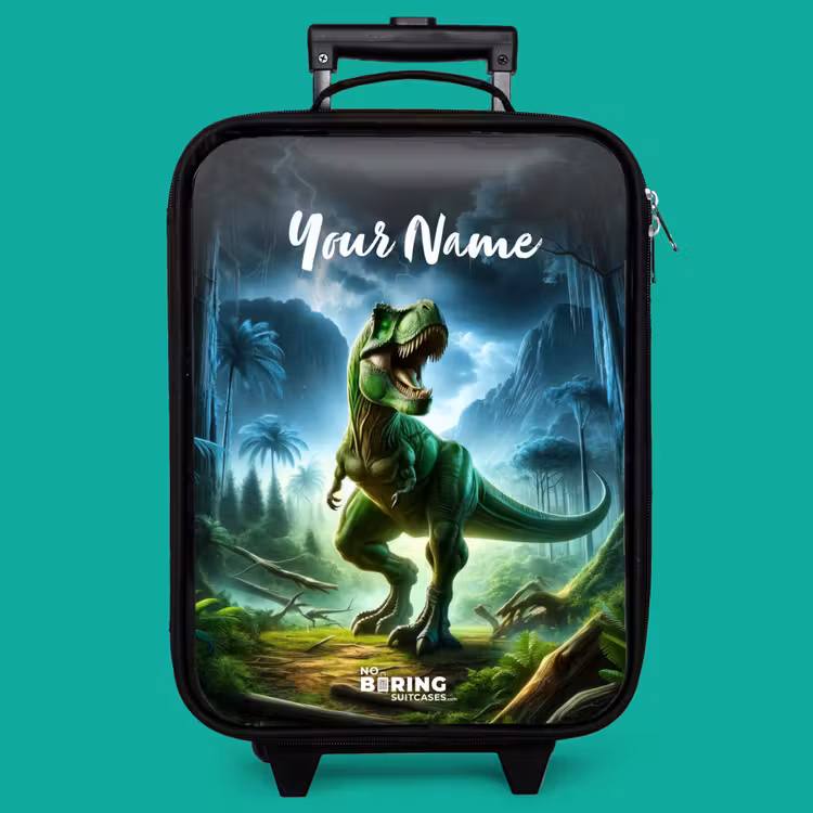 Children's suitcase with name - Junglosaurus — 4
