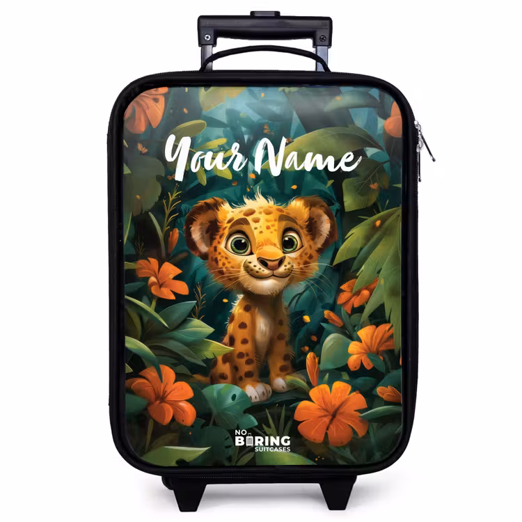 Children's suitcase - Liam leopard — 1
