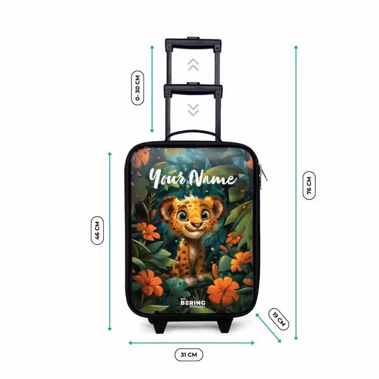 Children's suitcase - Liam leopard — 3