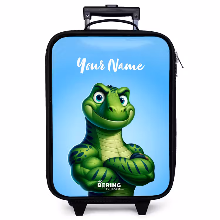 Children's suitcase with name - Musclesaurus — 1