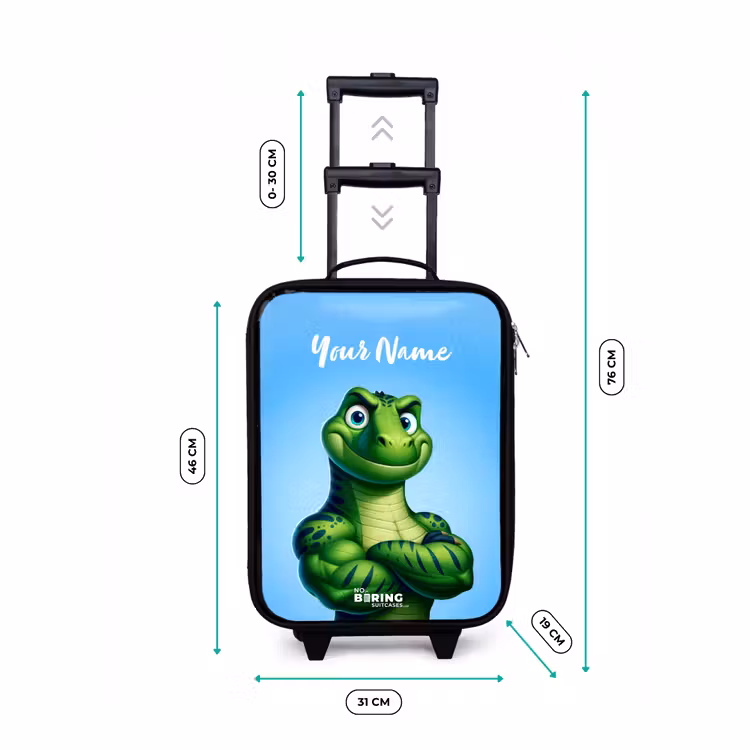 Children's suitcase with name - Musclesaurus — 3
