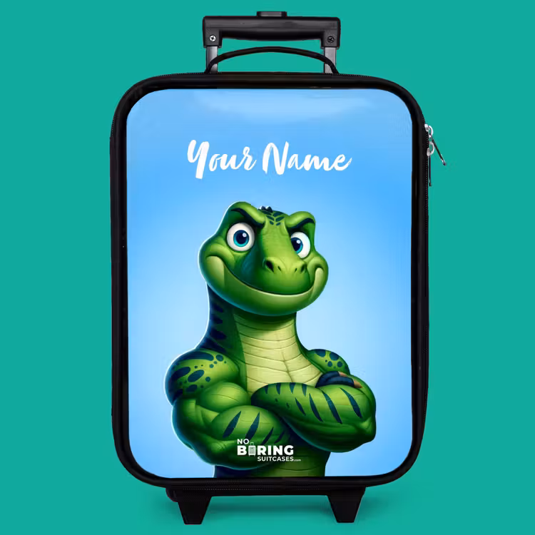 Children's suitcase with name - Musclesaurus — 4
