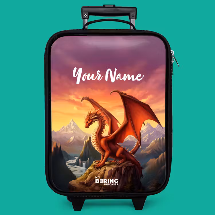 Children's suitcase - Red giant dragon — 4