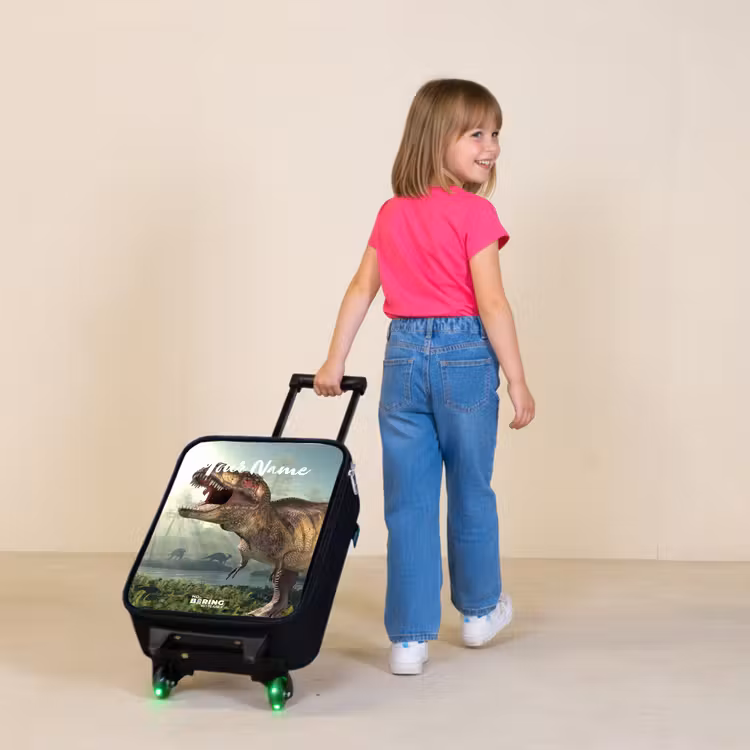 Children's suitcase with name - Thijs Tyrannosaurus — 2
