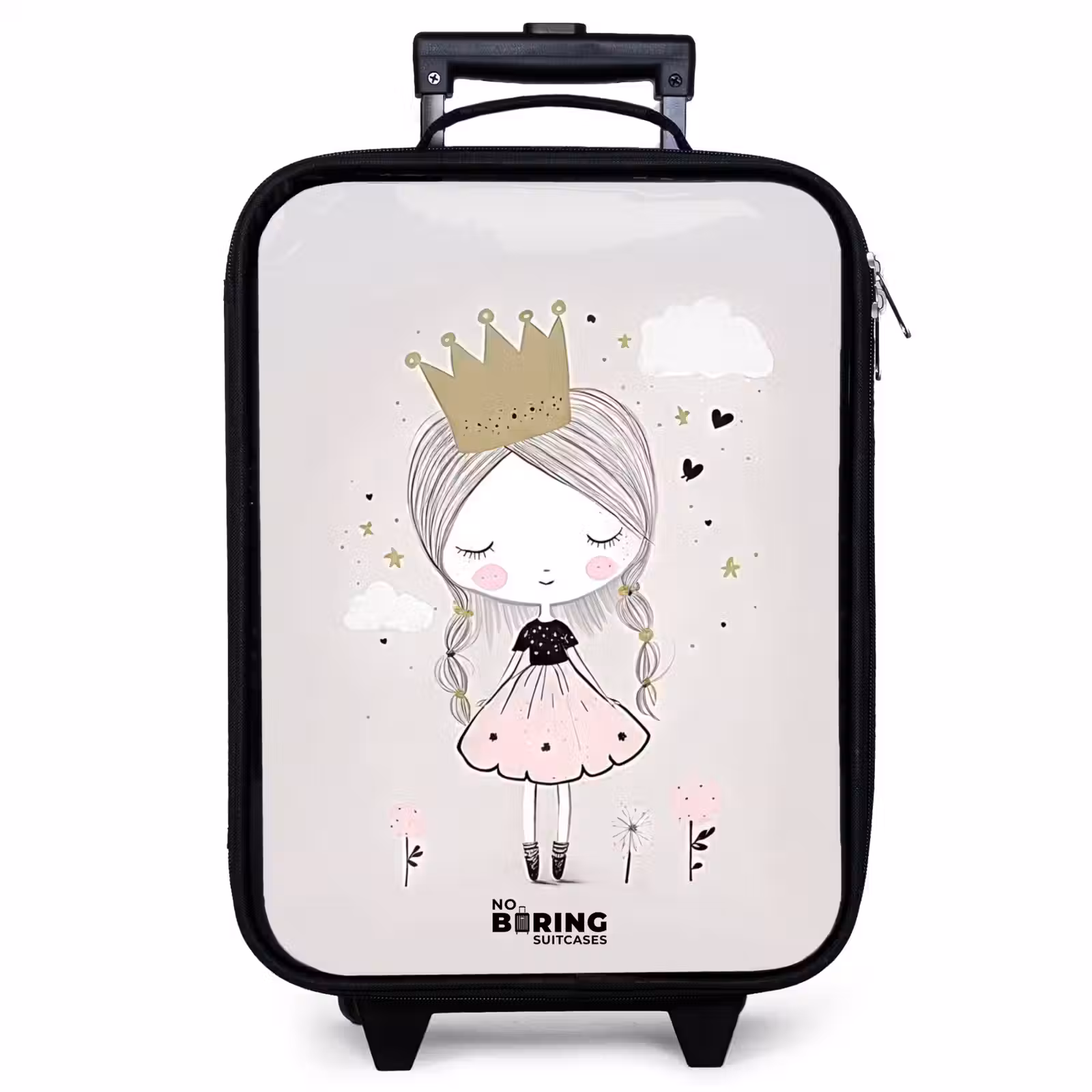 Children's suitcase - Dreamy princess with braided hair — 1