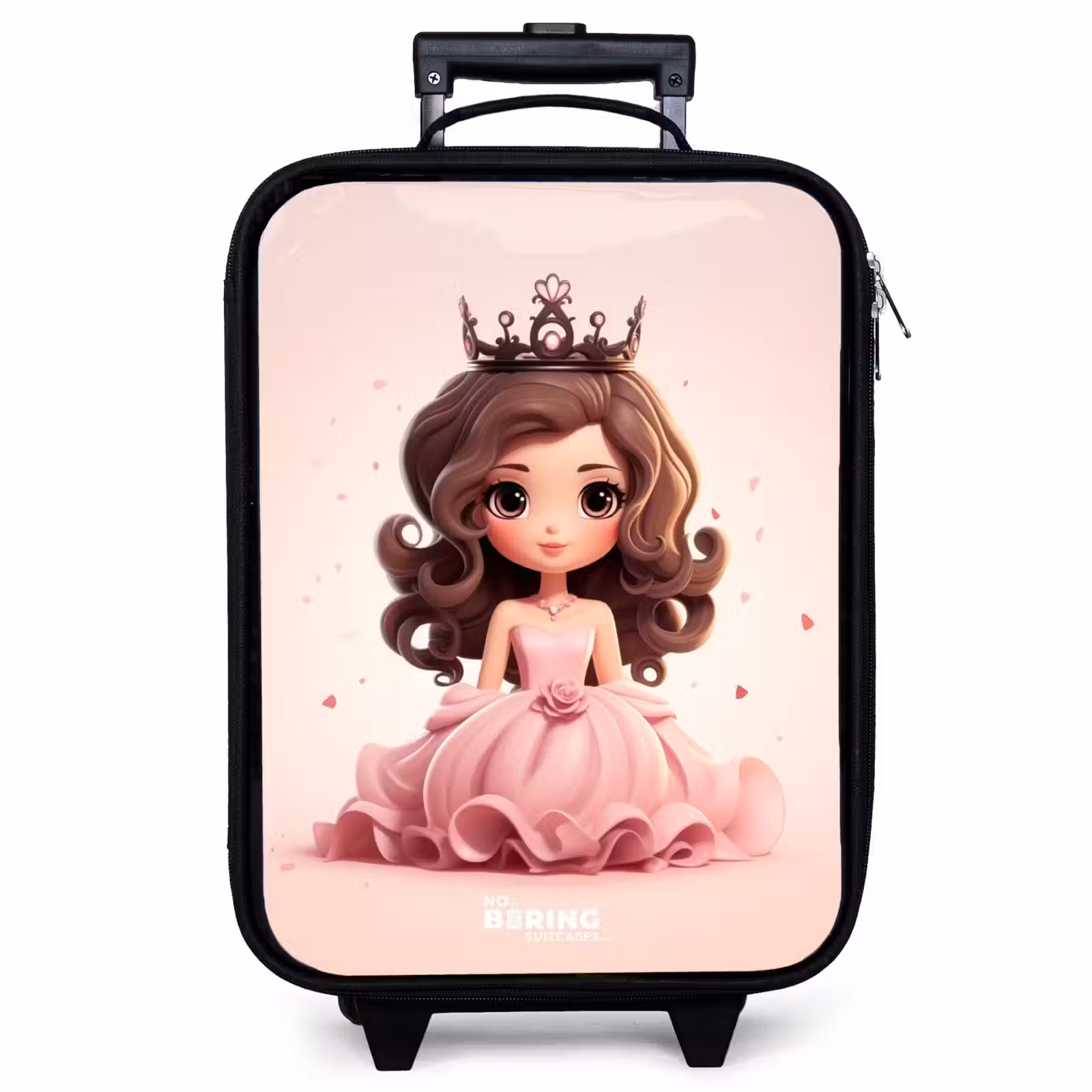 Children's suitcase - Princess in a pink dress with crown — 1