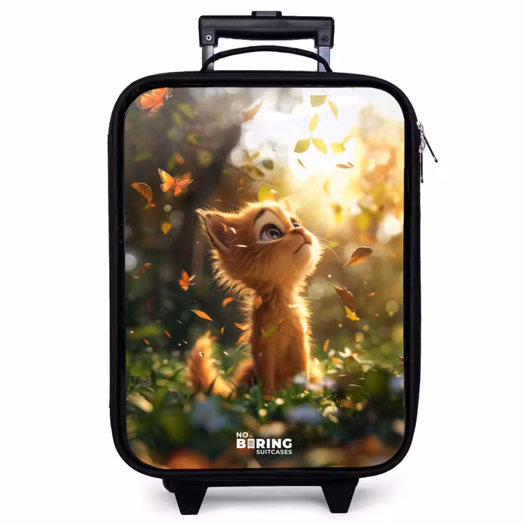 Children's suitcase - Henry autumn kitten — 1