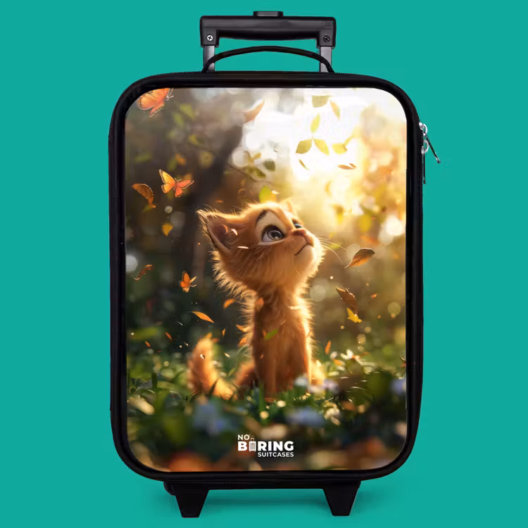 Children's suitcase - Henry autumn kitten — 4
