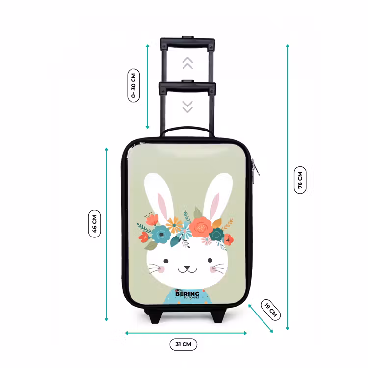 Children's suitcase - Hippie hare — 2