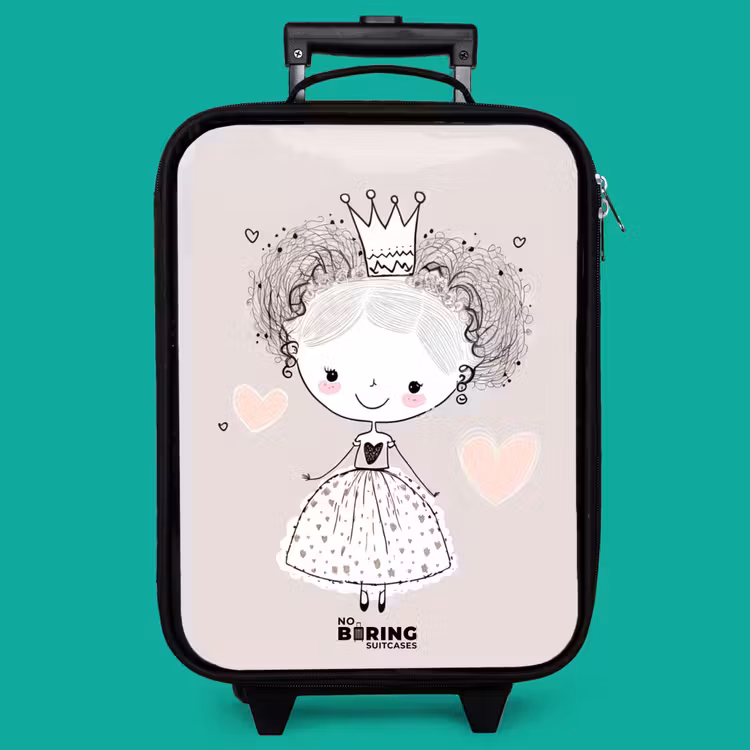 Children's suitcase - Princess with curls — 4