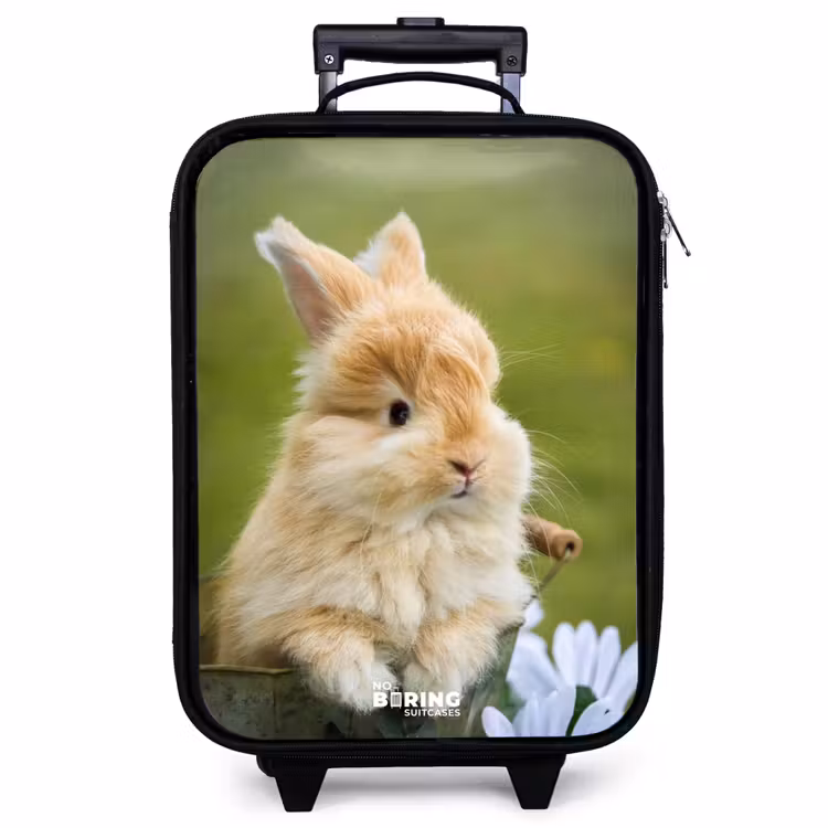 Children's suitcase - Rabbit in flower pot — 1