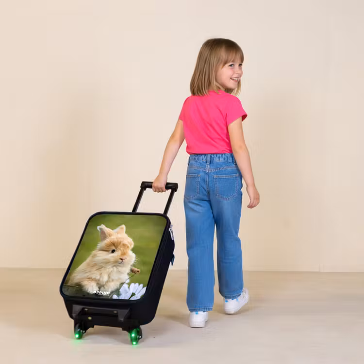 Children's suitcase - Rabbit in flower pot — 2