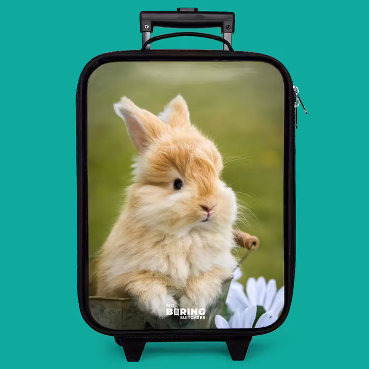 Children's suitcase - Rabbit in flower pot — 4