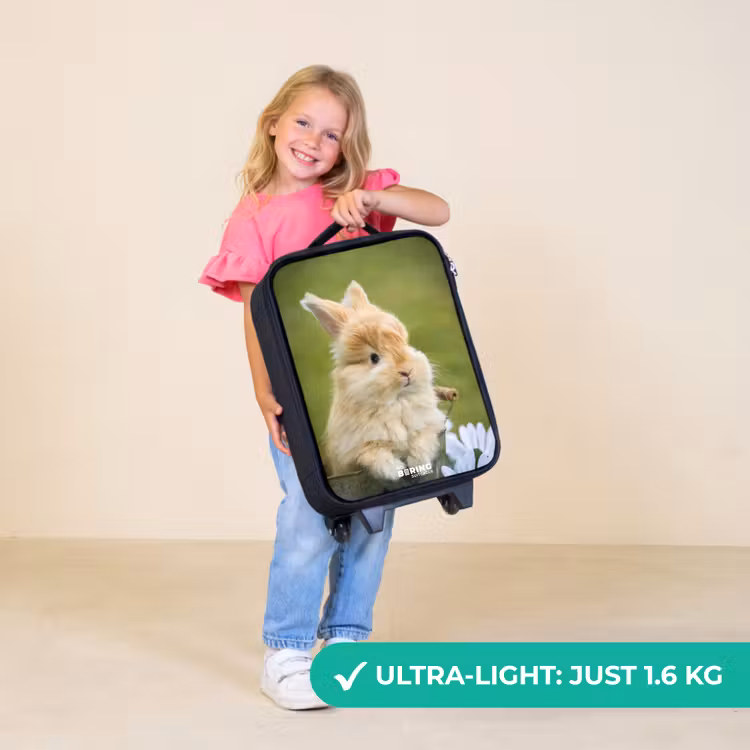 Children's suitcase - Rabbit in flower pot — 5