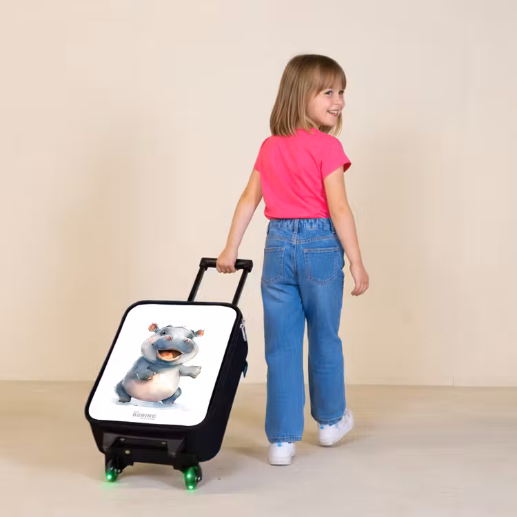 Children's suitcase - Baby hippo — 2