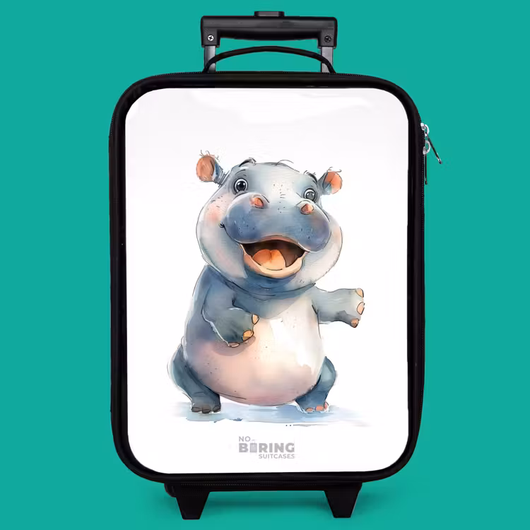 Children's suitcase - Baby hippo — 4