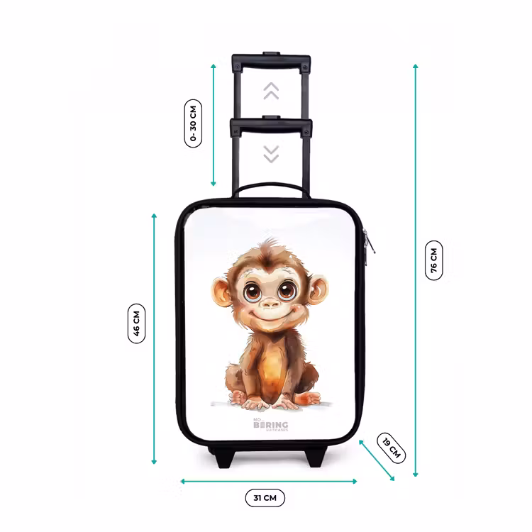 Children's suitcase - Baby monkey — 3