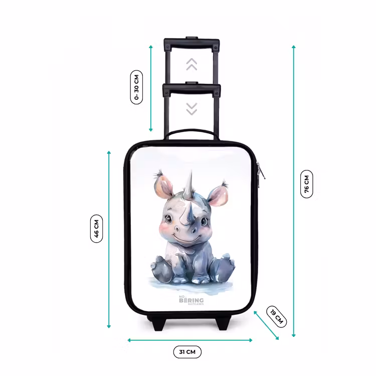 Children's suitcase - Baby Rhino — 3