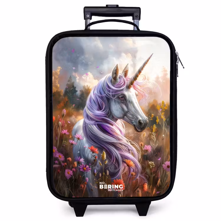 Children's suitcase - Lavender spring horn — 1