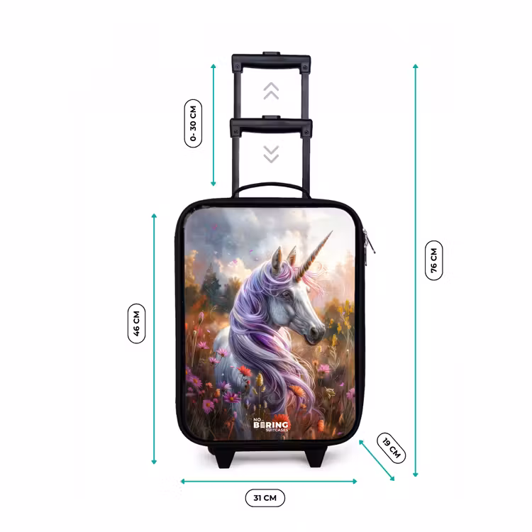 Children's suitcase - Lavender spring horn — 3