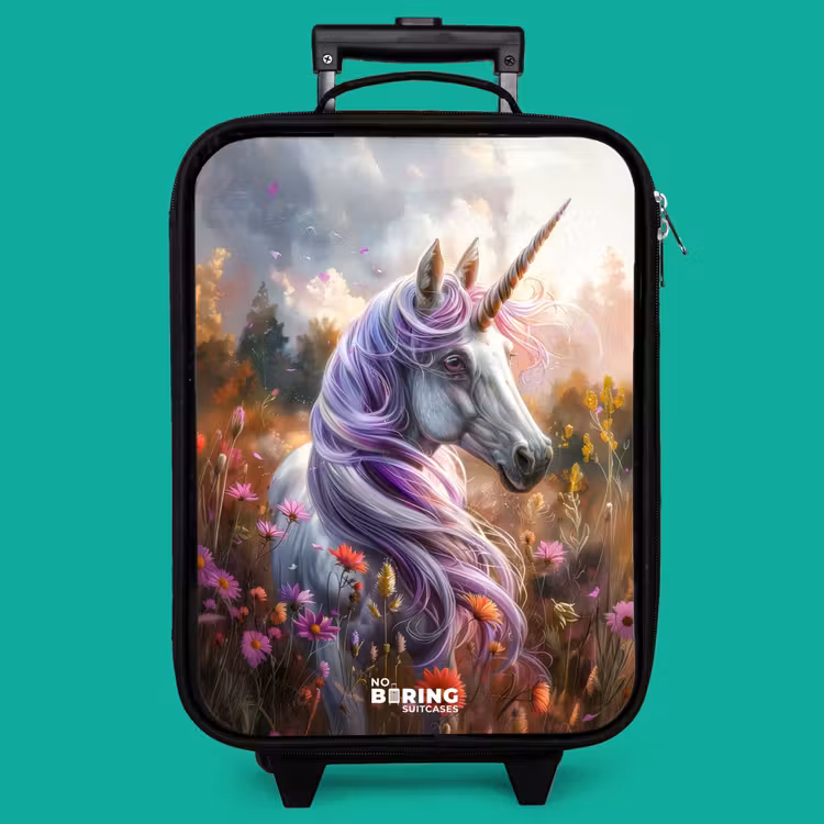 Children's suitcase - Lavender spring horn — 4
