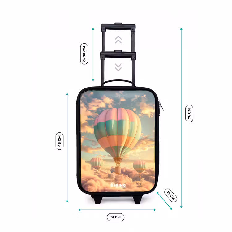 Children's suitcase - Pastel skyliner — 3