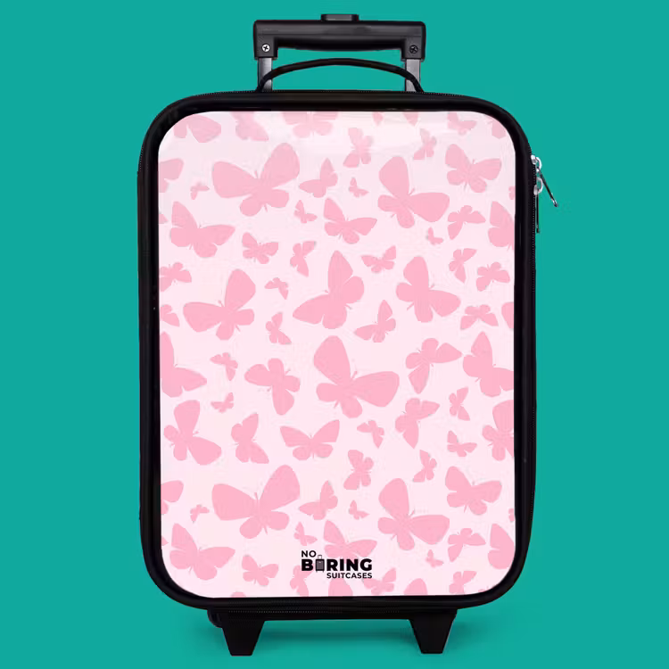Children's suitcase - Pink butterflies — 4