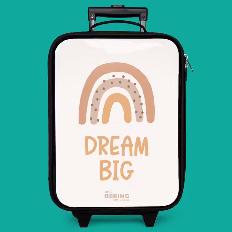 Children's suitcase - Rainbow with the quote 'Dream Big' — 4