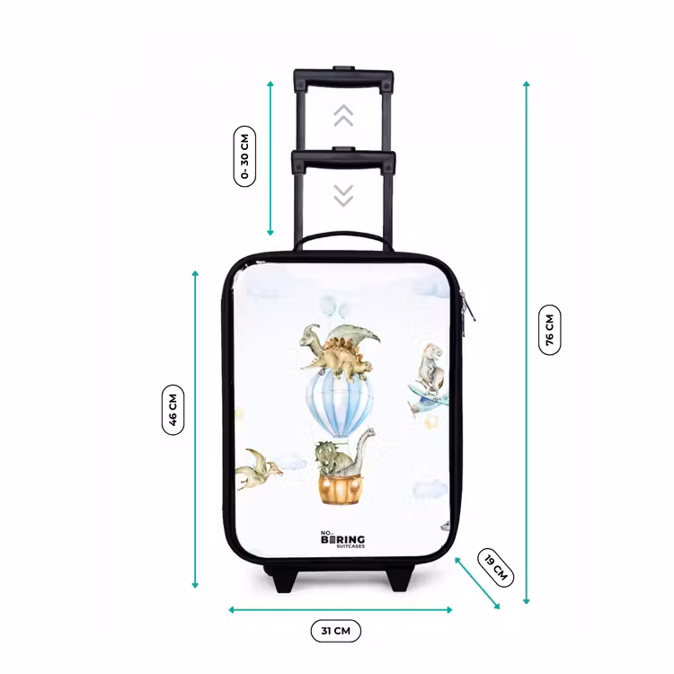 Children's suitcase - Wandering dinosaurs — 2