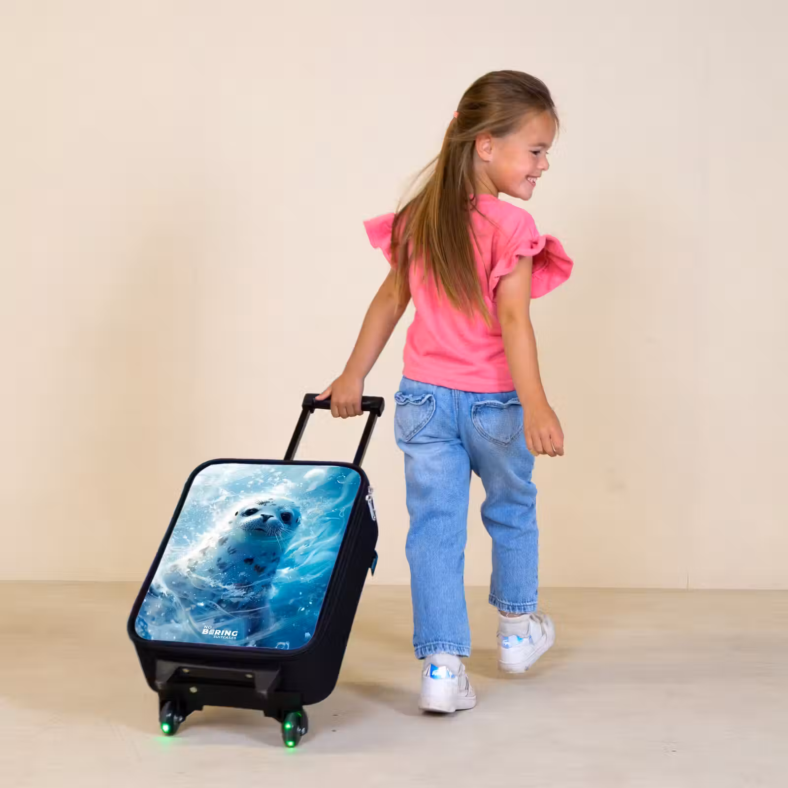 Children's suitcase - Seal pup in clear blue water — 1
