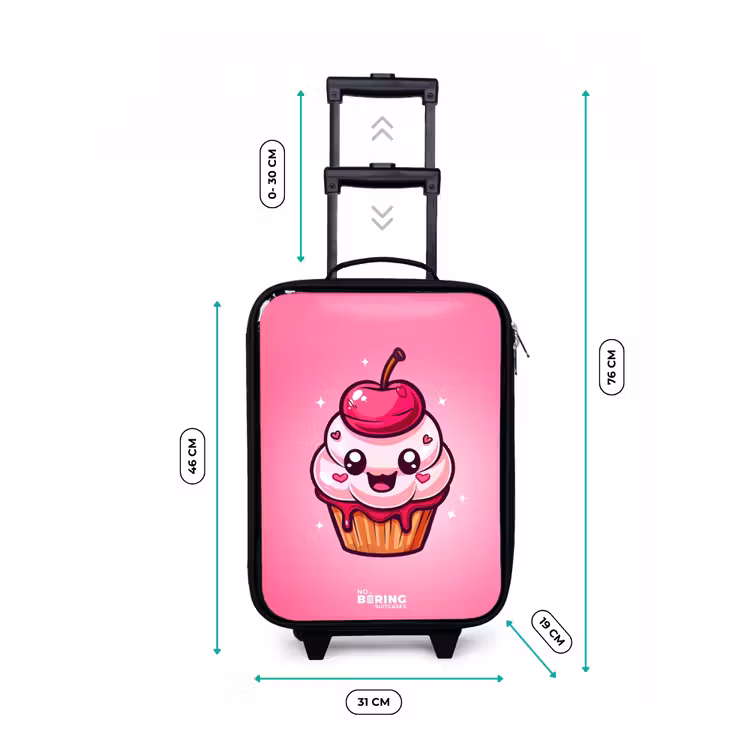 Children's suitcase - Carrie cupcake — 2