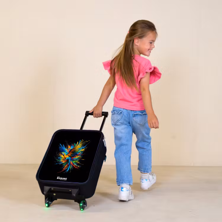 Children's suitcase - Colorful parrot — 1