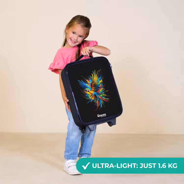 Children's suitcase - Colorful parrot — 3