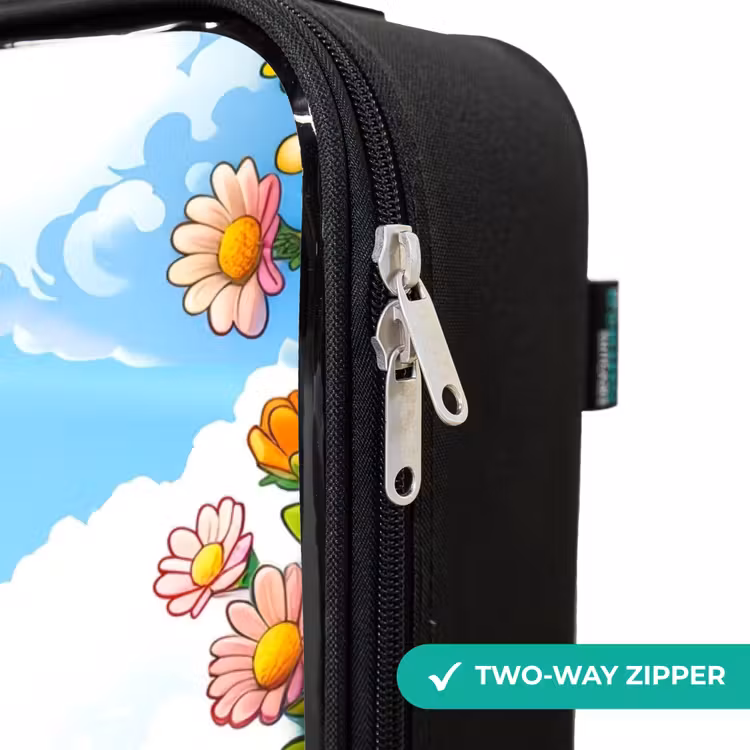 Children's suitcase - Cute bee among flowers — 6