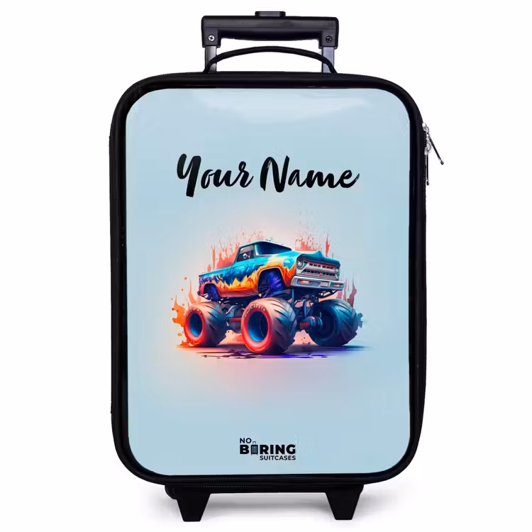 Children's suitcase - Fierce Wheels — 1