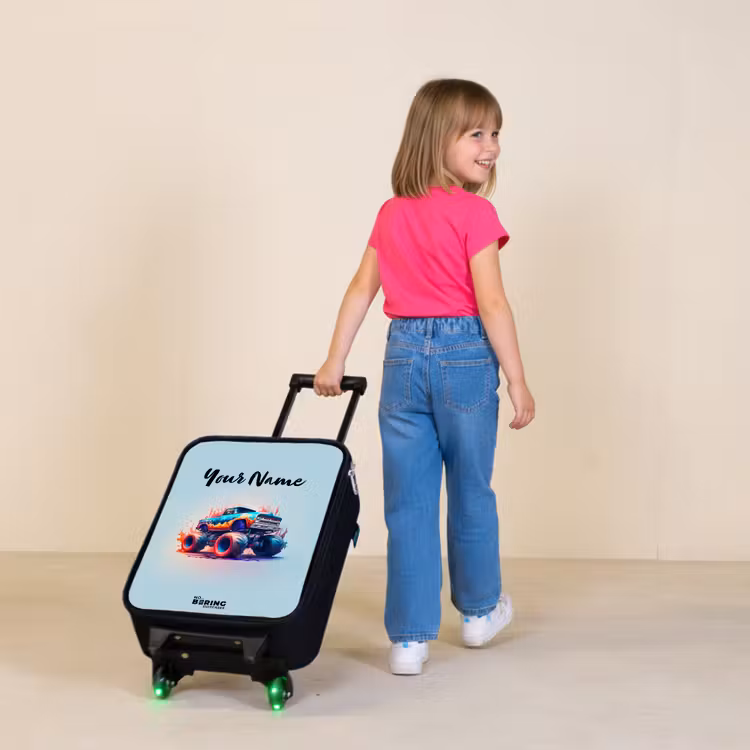 Children's suitcase - Fierce Wheels — 2