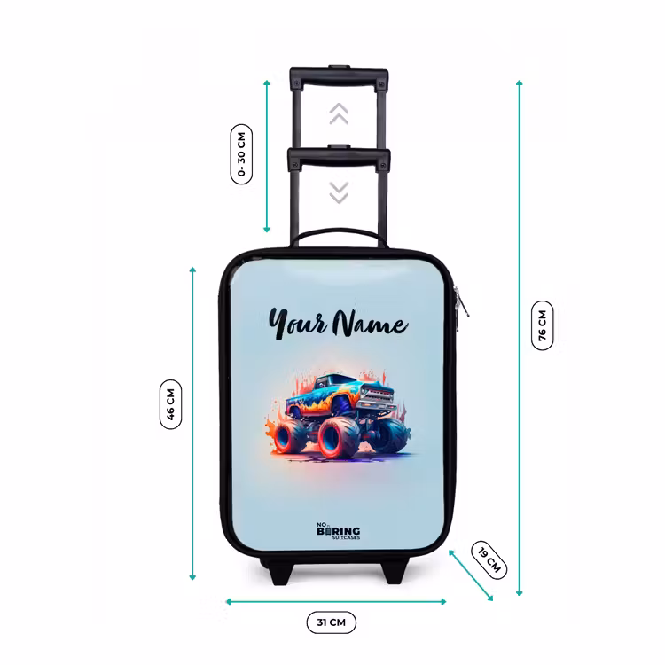 Children's suitcase - Fierce Wheels — 3