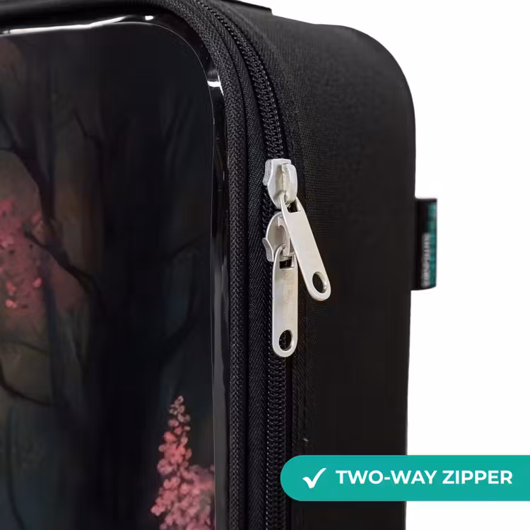 Children's suitcase - Light brown horse among pink flowers — 6